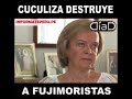 Luisa María Cuculiza destruye a los fujimoristas.