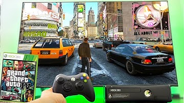 GTA 4 On The XBOX 360 in 2025 , Graphics , FPS | POV Gameplay