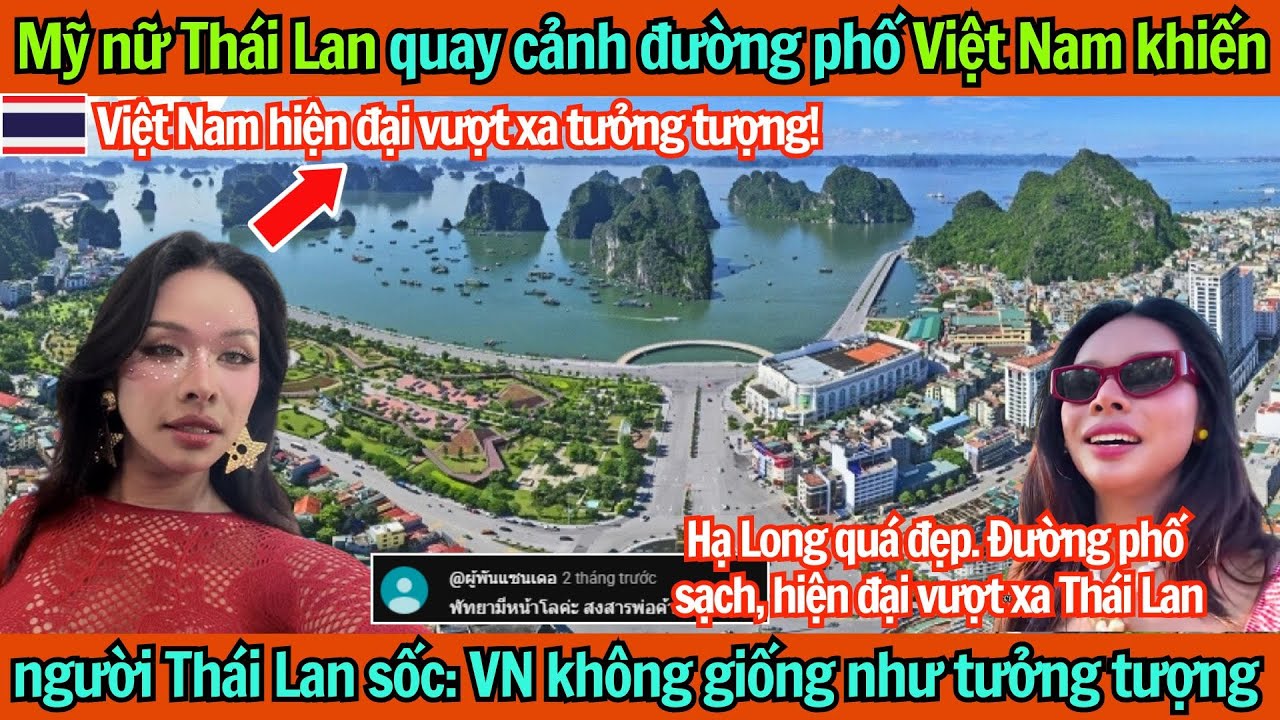 Mỹ nữ Thái Lan quay cảnh đường phố Việt Nam khiến người Thái sốc: VN không giống như tưởng tượng