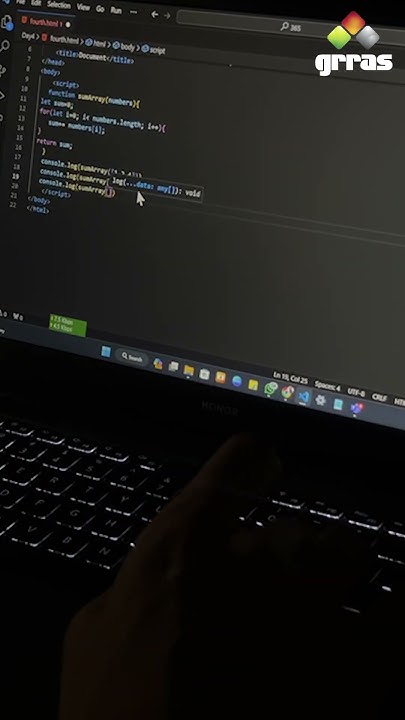 Sum of array using loops | Day 7 - YouTube