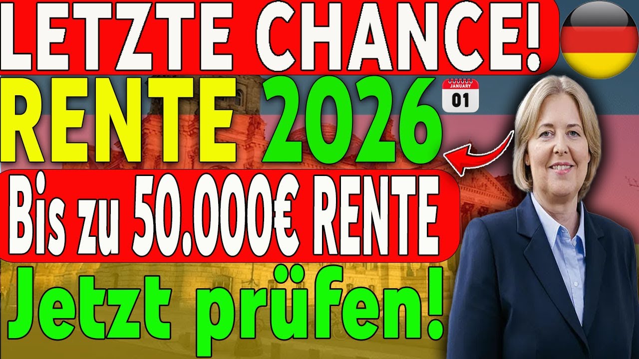 Rente 2026 im Fokus: Teure Fehler vermeiden & richtig vorsorgen