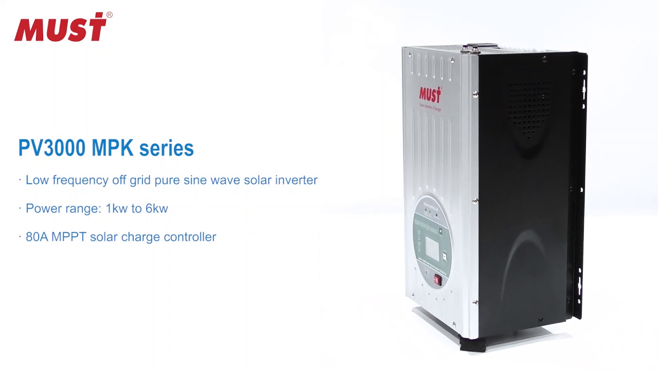 MUST POWER PV3000 MPK Series Low Frequency Off Grid Solar Inverter (1-6KW)  