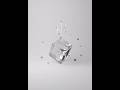 3Dな「氷」🧊 #書道 #書道アート #3d #3danimation #3dmodeling #art #calligraphy #氷 #shorts