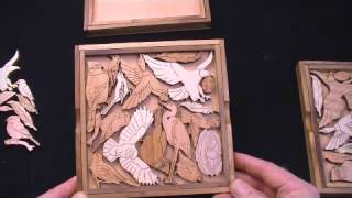 Bird Lovers Puzzle - wood brain teaser - Can you fit all the birds into the "aviary"? screenshot 3