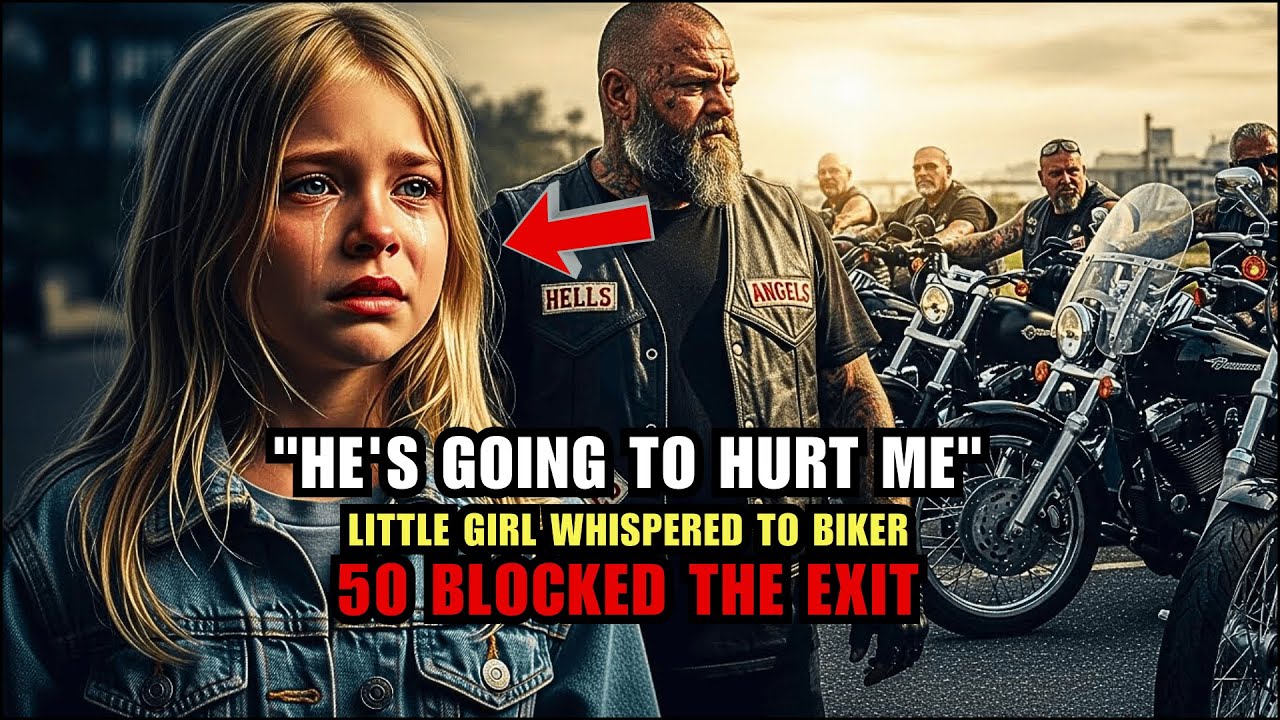 Little Girl Whispered 'He's Going to Hurt Me' — 50 Bikers Blocked Exit