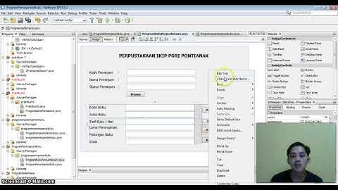 Pembuatan Program sederhana Peminjaman Buku Perpustakaan