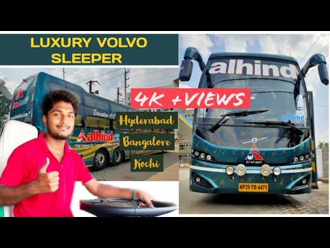 Luxury Volvo Sleeper | Alhind Travels | Volvo B11r Celeste #volvo #celeste #alhind #volvob11r #bus
