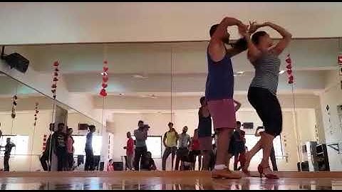 Salsa On  1 Turn Pattern By Sai and Kirthi. Salsa Bangalore