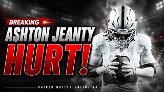 Breaking News Ashton Jeanty HURT! Las Vegas Raiders News and rumors