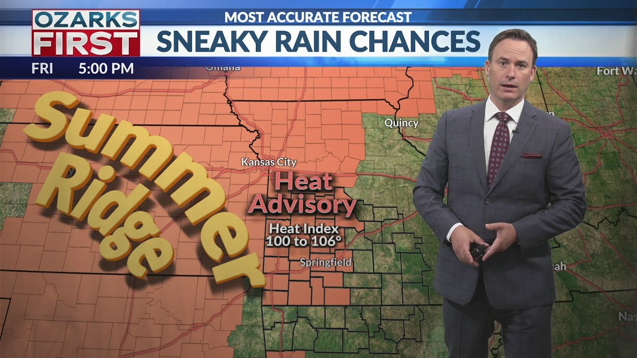 Heat headlines and stingy rain chances - YouTube
