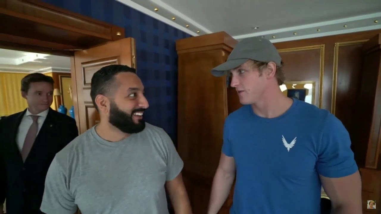 Anthony Joshua And Logan Paul