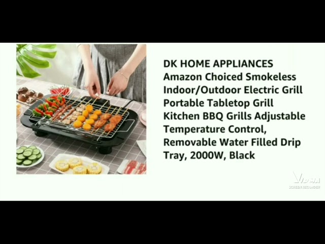 DK HOME APPLIANCES  Barbeque grill, Electric barbecue grill, Cooking on  the grill