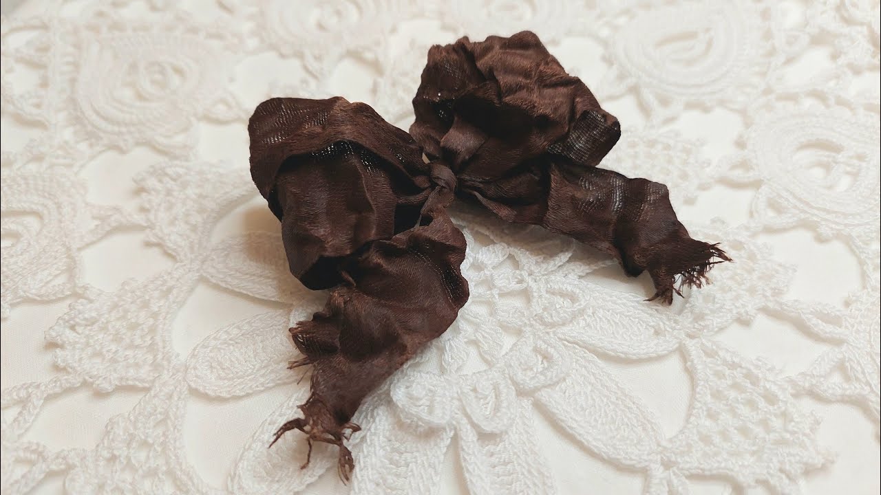 How to make a vintage bow 🎀 Jak zrobić kokardę w stylu vintage 🎀 #diy #tutorial