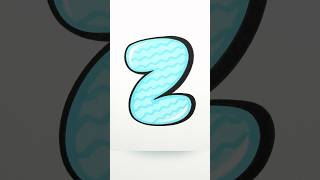 Bubble letter | creative handwriting tutorial for kids #letterZ #artforkids #kidsvideo #simple #diy