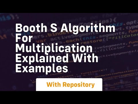 Booth s algorithm