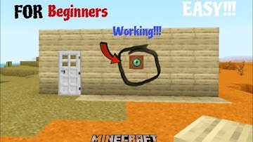 MINECRAFT:How to build a working eye scanner door for beginners