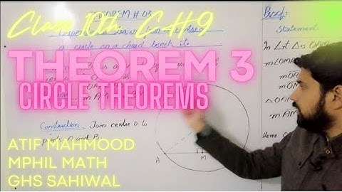 class 10th theorem 3, ch 9 class 10th, theorems ch 9, ghs sahiwal