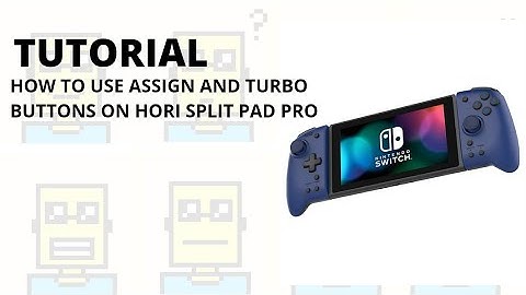 How to use assign and turbo buttons on Hori Split Pad Pro | Tutorial | Nintendo Switch
