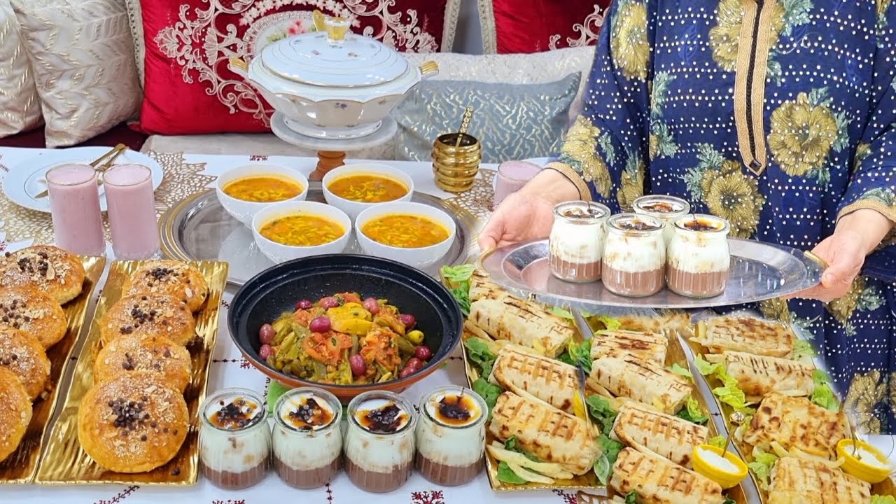 ماكينجحش ليك خبز طاكوس⁉️😱جربي هاد طاكوس ناجح مع طاجين خرشف واعر وعصير و تحلية وشربة بنينة جربيهم دبا