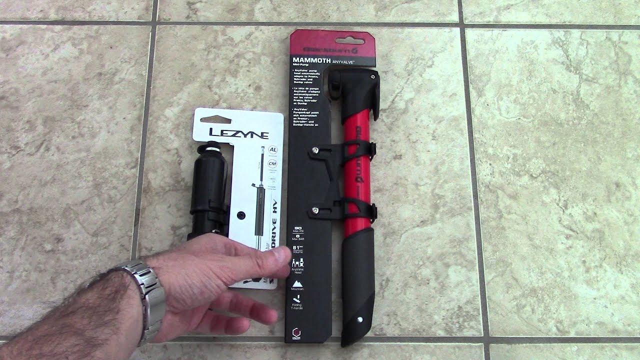 LEZYNE VS Blackburn bike pump war preview YouTube
