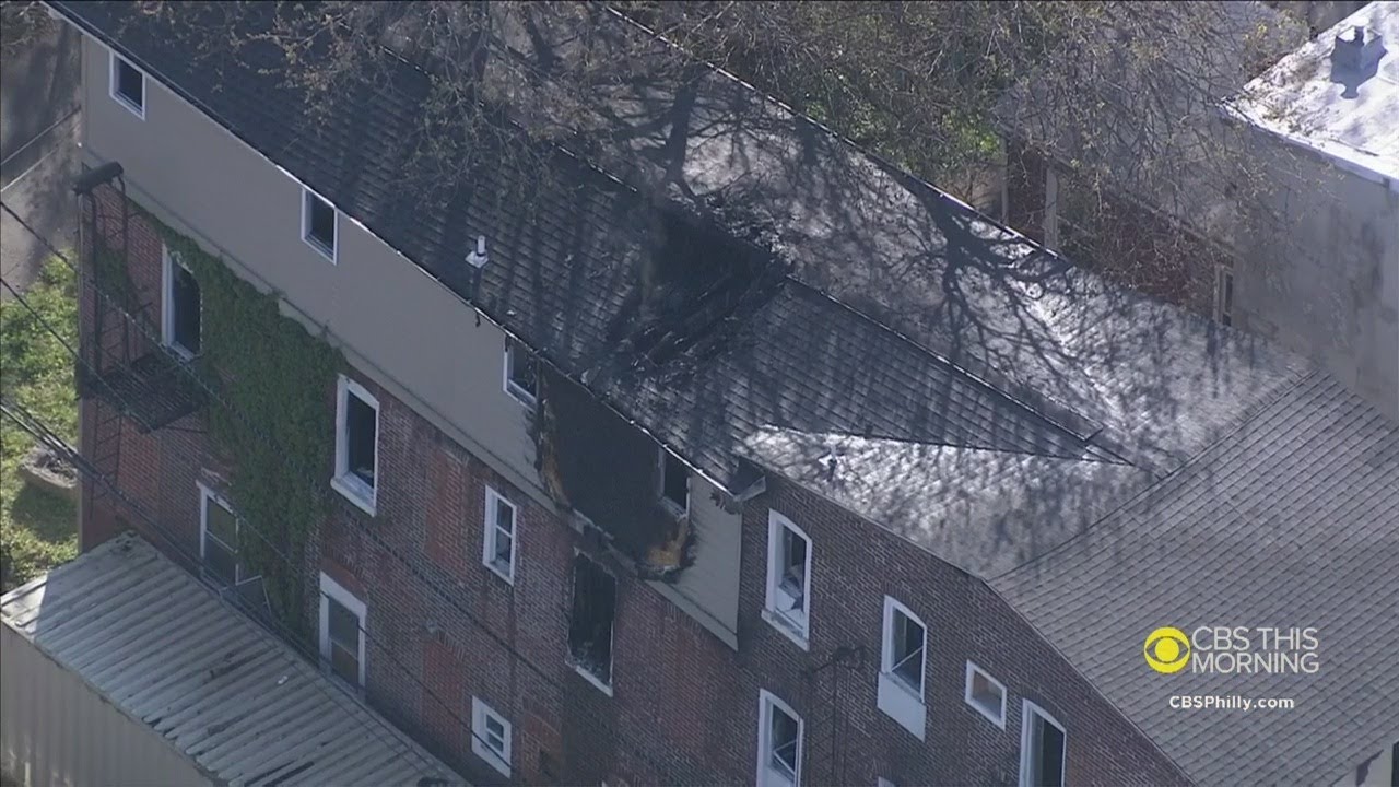 Crews Battling Building Fire In Trenton - YouTube