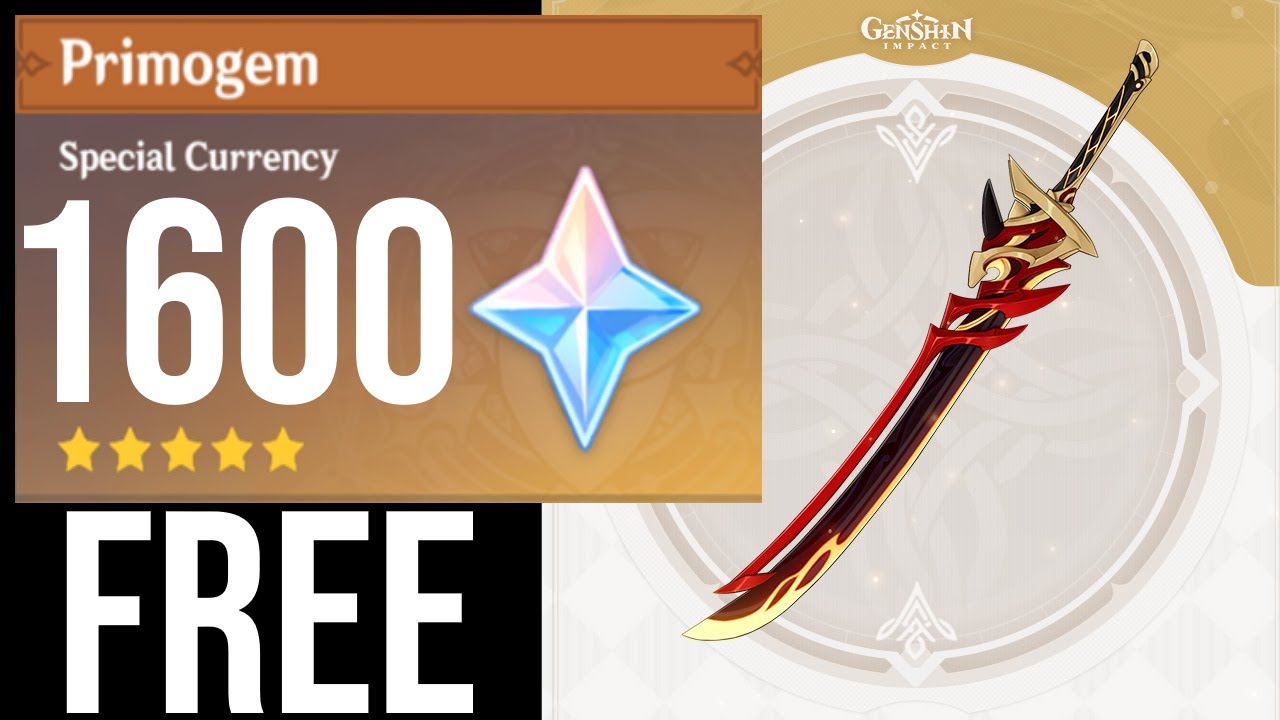 Genshin Impact Players Are Getting 1600 FREE Primogems!