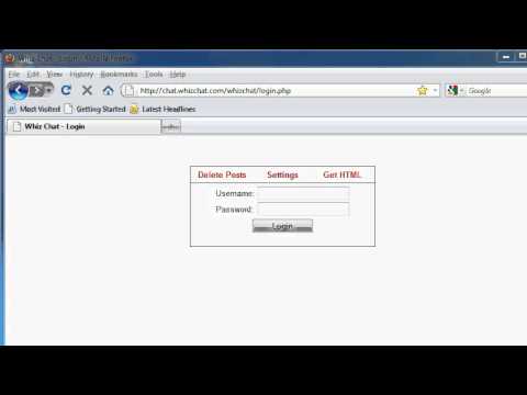 WhizChat.com Tutorial 2 | How to Login to the Admin Panel