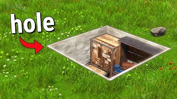 I Spent 10 Hours Living in a Hole in Rust