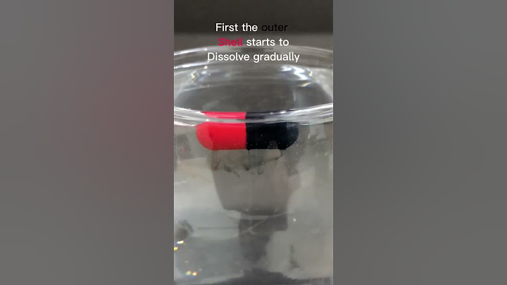 How Capsule Dissolve in Body? | Test | #shorts #vs #experiment