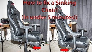 DIY: How to Fix Sinking Chair (In under 5 minutes!)