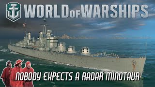 World of Warships  Nobody Expects A Radar Minotaur