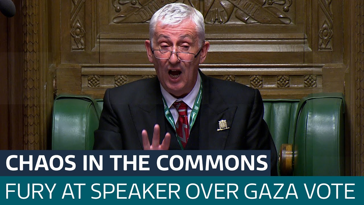 Future of Commons speaker in doubt after Gaza ceasefire vote descends ...