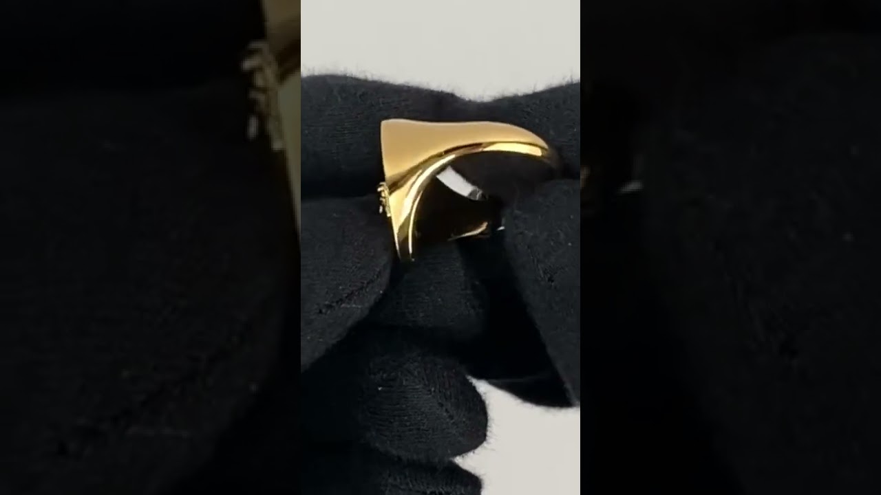 VERSACE MEDUSA SIGNET RING 1004052 1A00620 3J000   #short