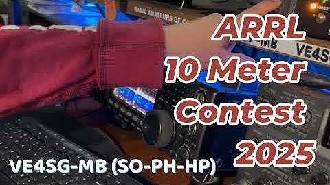 ARRL 10 Meter Contest 2025 | VE4SG