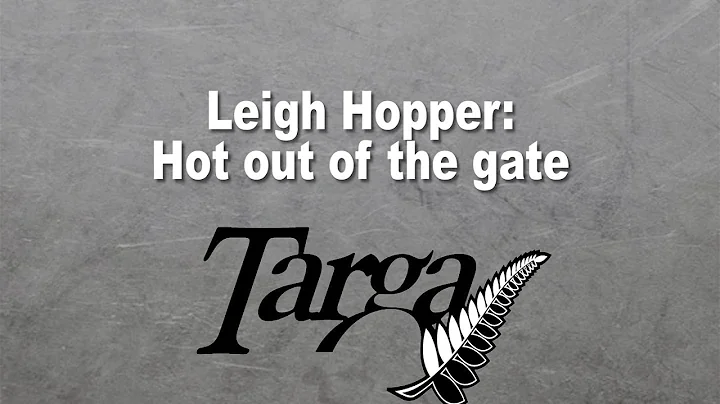 Hot out of the gate- Leigh Hopper North Island 2014