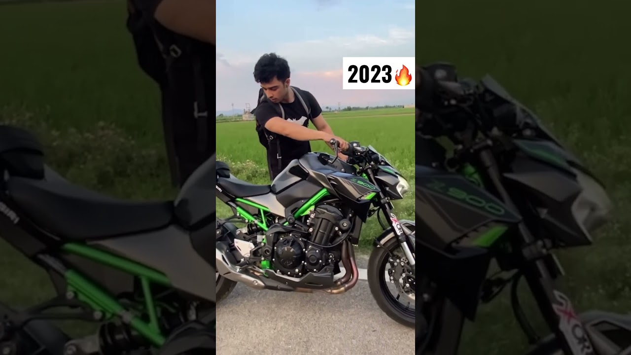 Cinematic Kawasaki Z900 Loud Accelerations