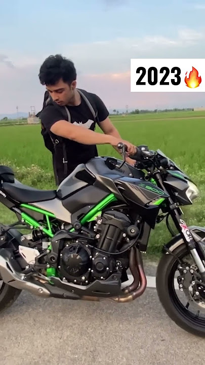 Kawasaki Z900 2023 stock exhaust sound😈 #shorts