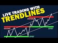 🟩 The Magic of Trendlines: Scalping session Gold and Forex!