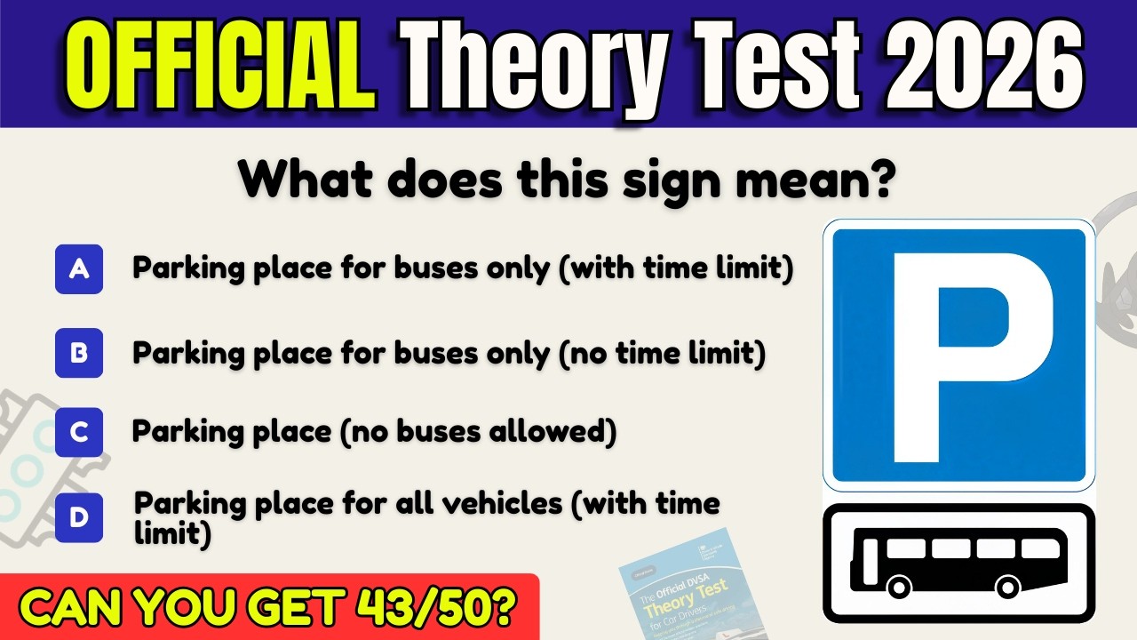 Theory Test 2026 UK | Hardest DVSA Style Questions & Answers (Must ...