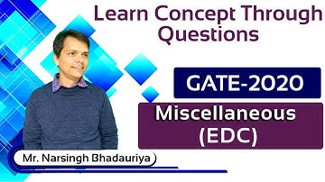 GATE Most Expected Questions & Solution -7 EDC (Miscellaneous)