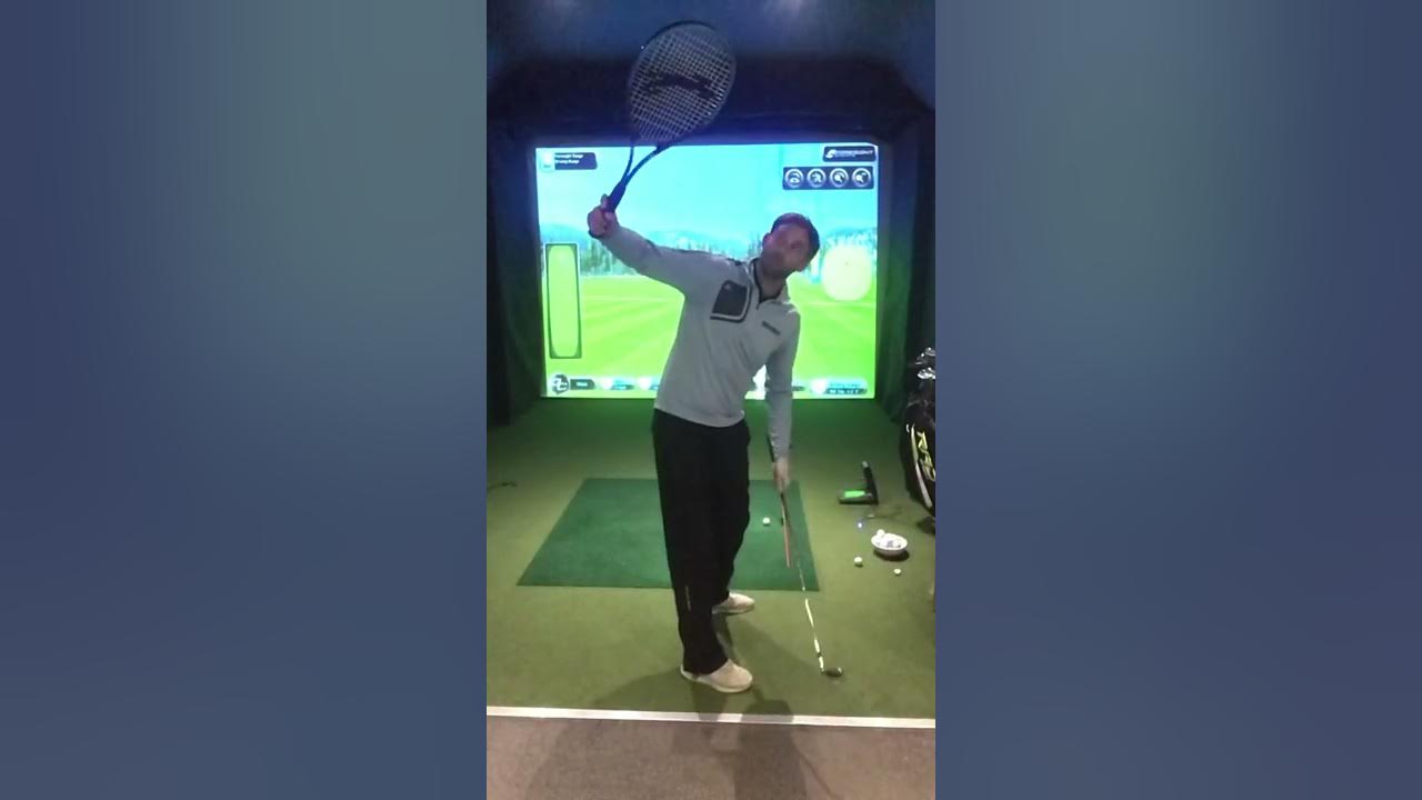 Tennis racket drill to square your clubface!!! YouTube