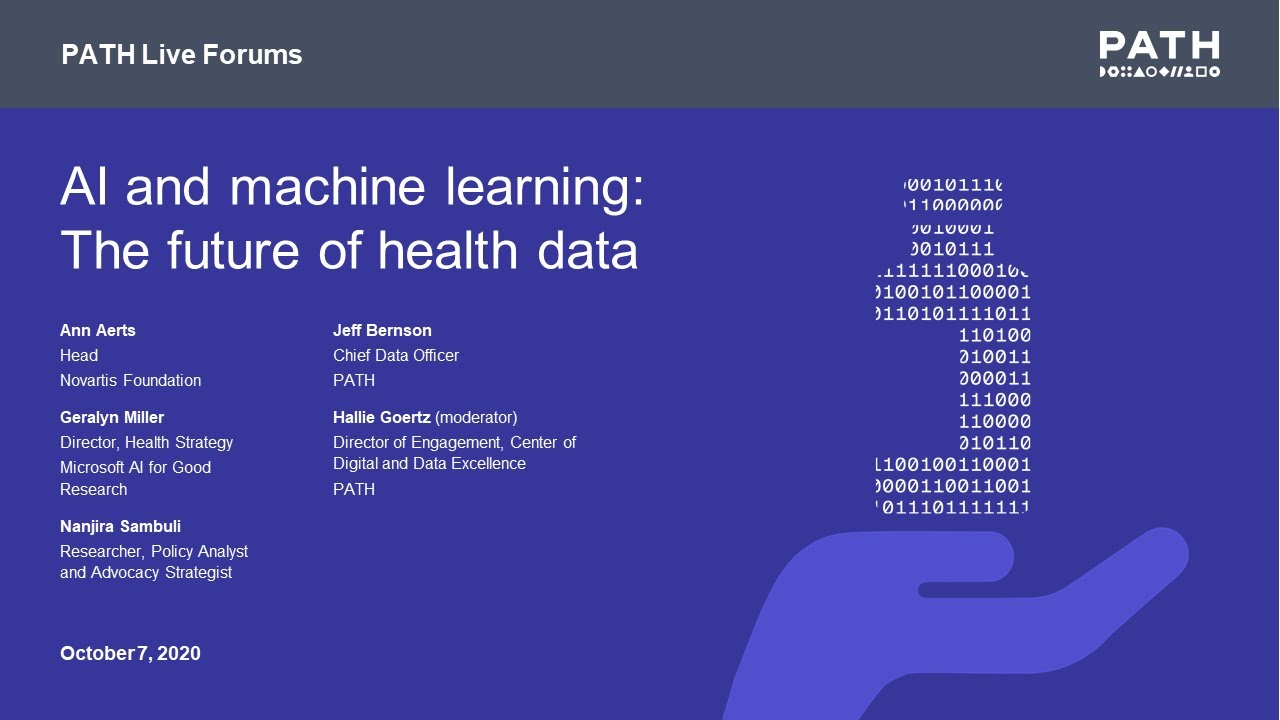 AI and machine learning: The future of health data - YouTube