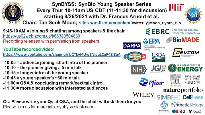 SynBYSS with Dr. Terry Sheppard, the chief editor ...