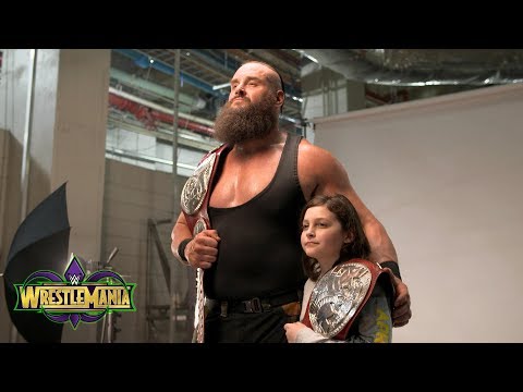 Braun Strowman leads young Nicholas to his first WWE photo shoot: Exclusive, April 8, 2018