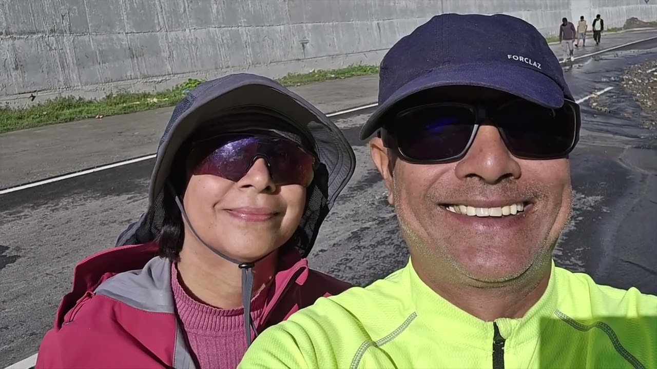 Manali to Leh    Landslides but Safe! Himani and Myself