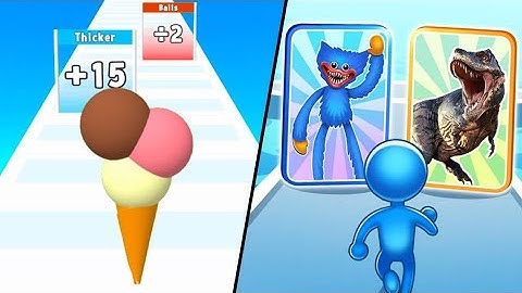 Monster Run Battle Squad | Ice Cream Rush / All Level Gameplay: Android,iOS - New APK Update