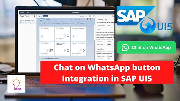 Chat on WhatsApp Button Integration in SAP UI5 | Boost Your App