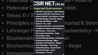 Last Preparation of Life Science CSIR NET JRF Syllabus #netjrf #lifescience #csirnet #2026 #examinfo