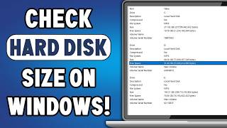 How to check your hard drive size on windows 11