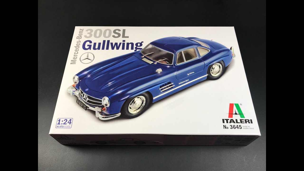 UNBOXING MERCEDES BENZ 300SL GULLWING ITALERI 1 24 YouTube unboxing-mercedes-benz-300sl-gullwing-italeri-1-24-youtube